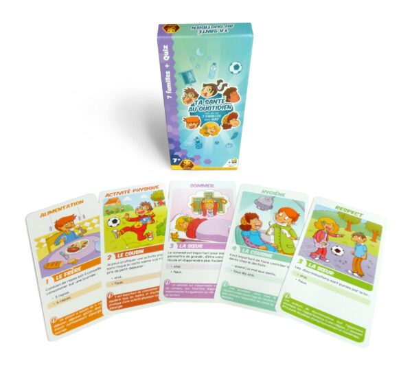 Ta santé au quotidien – Jeu de 7 familles santé & prévention
