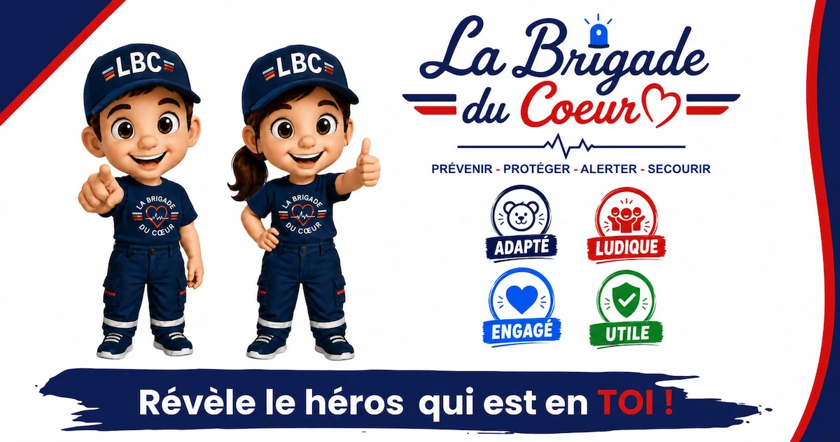 La Brigade du Cœur sensibilise les enfants à la prévention et aux premiers secours